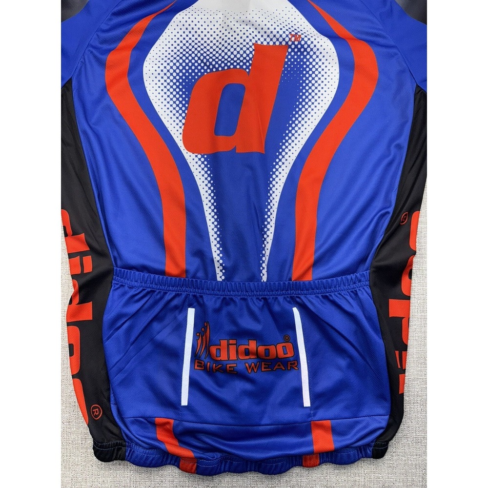 Didoo Bike Wear Cycling Jersey Shirt Bicycle Full Zip Size L - Picture 4 of 6